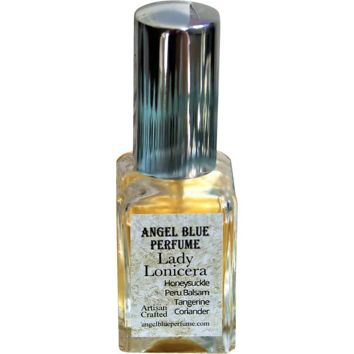 Angel Blue Perfume Lady Lonicera perfume bottle