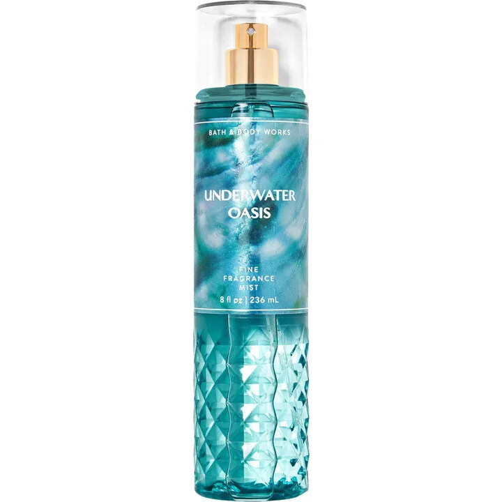 Bath & Body Works Underwater Oasis perfume bottle