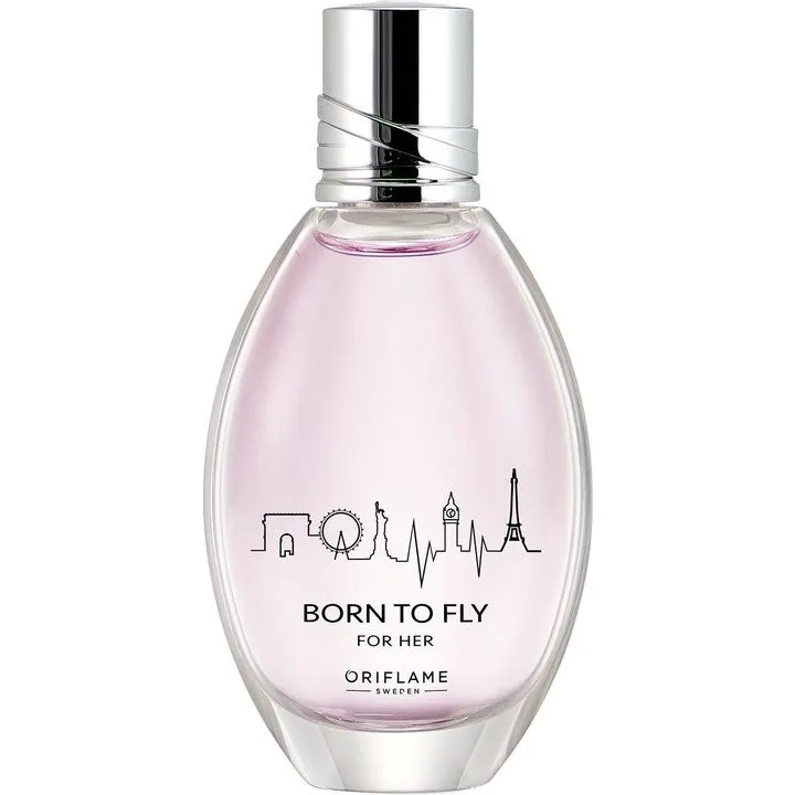 Oriflame Born To Fly for Her perfume bottle
