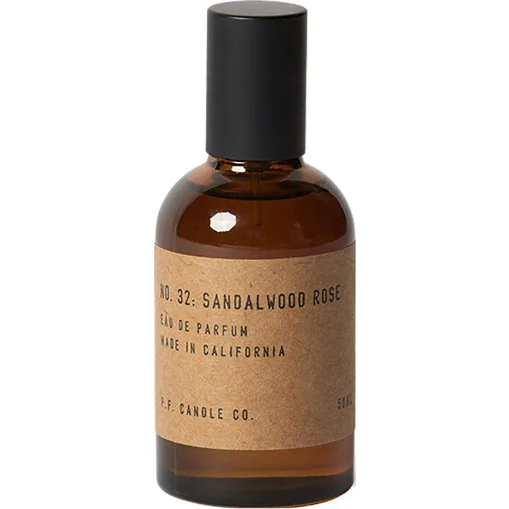 P.F. Candle Co. No. 32: Sandalwood Rose perfume bottle