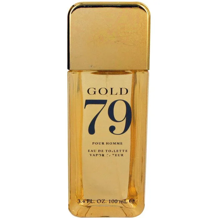 YZY Gold 79 perfume bottle