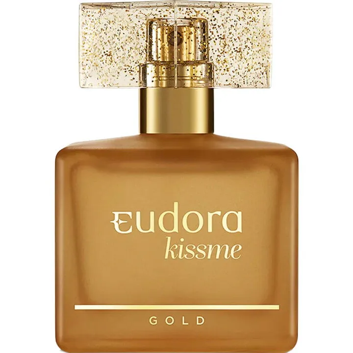 Eudora Kiss Me - Gold perfume bottle