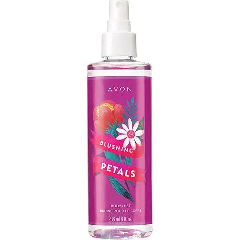 Avon Blushing Petals perfume bottle