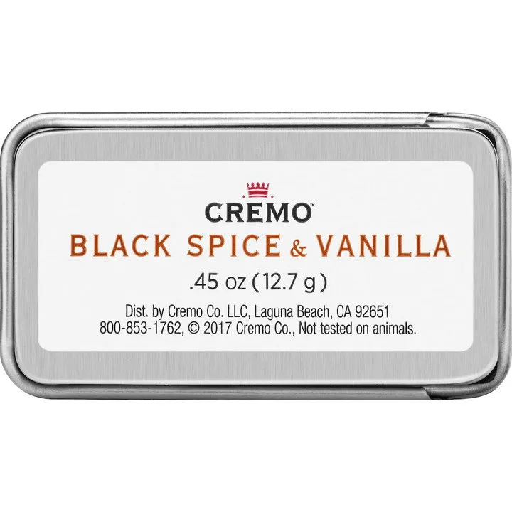 Cremo Spice & Black Vanilla (Solid Cologne) perfume bottle