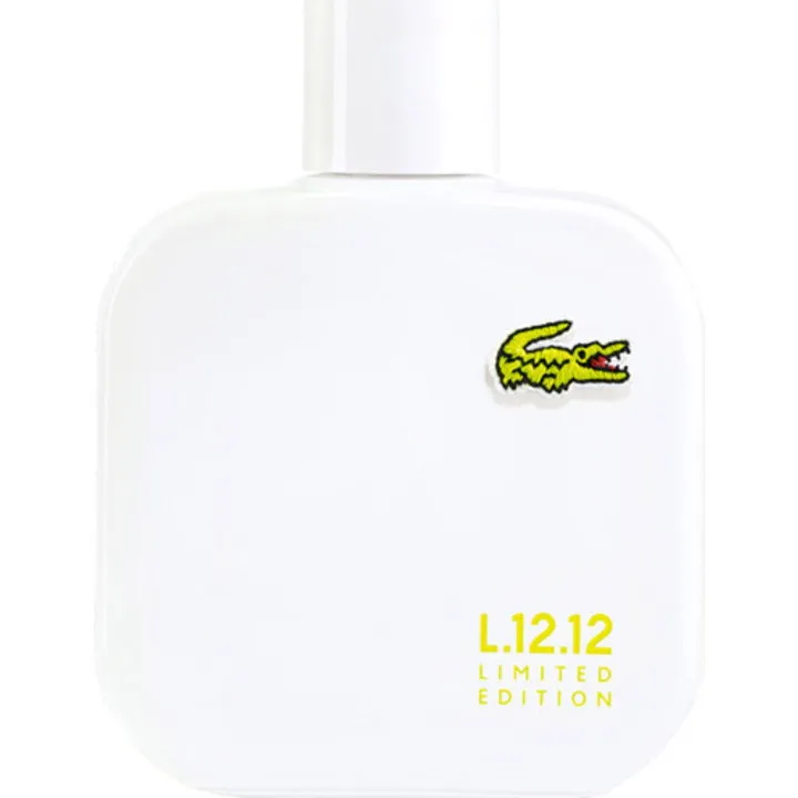 Lacoste Eau de Lacoste L.12.12 Blanc Limited Edition parfüm şişesi