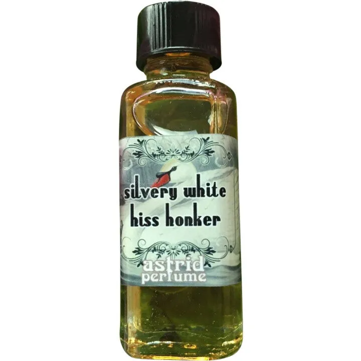 Astrid Perfume Silvery White Hiss Honker perfume bottle