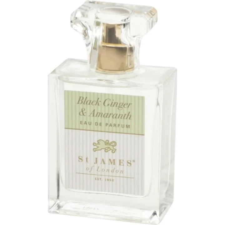 St James of London Black Ginger & Amaranth perfume bottle