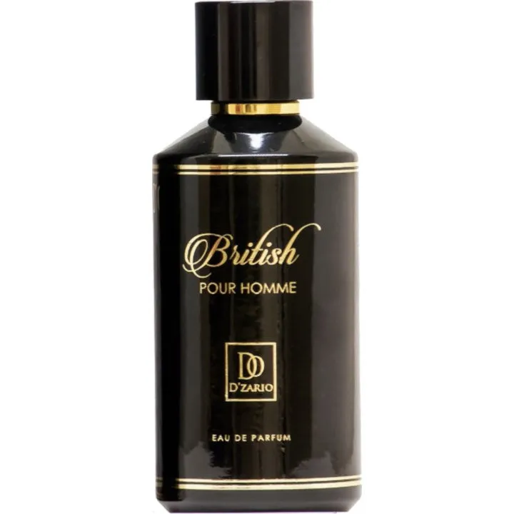 D'Zario British pour Homme perfume bottle