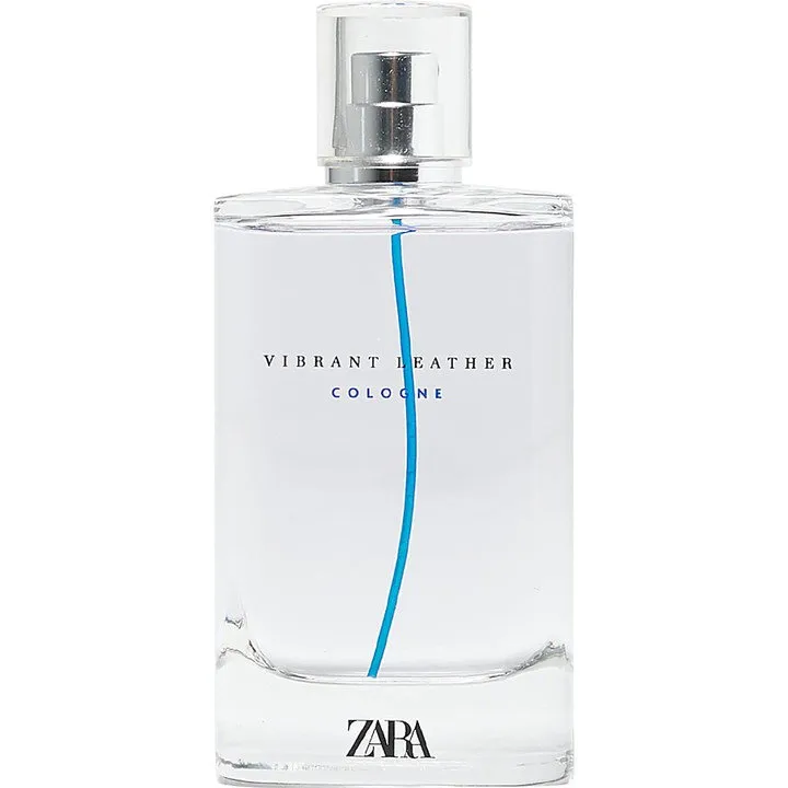 Zara Vibrant Leather Cologne perfume bottle