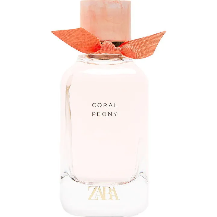 Zara Coral Peony perfume bottle