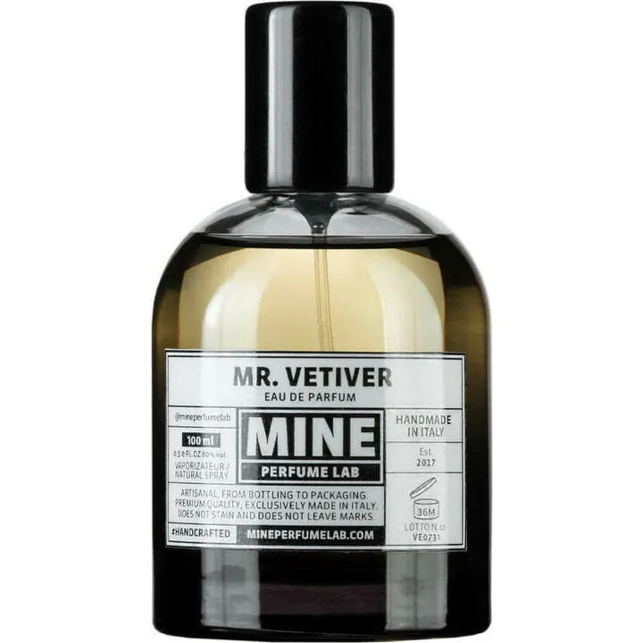 Mine Perfume Lab Mr. Vetiver / Vetiver parfüm şişesi