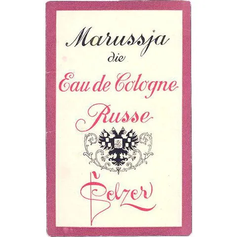 Parfümerie Pelzer Marussja perfume bottle
