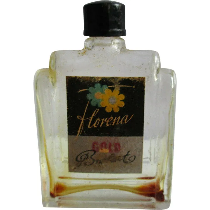 Florena Gold Brokat parfüm şişesi