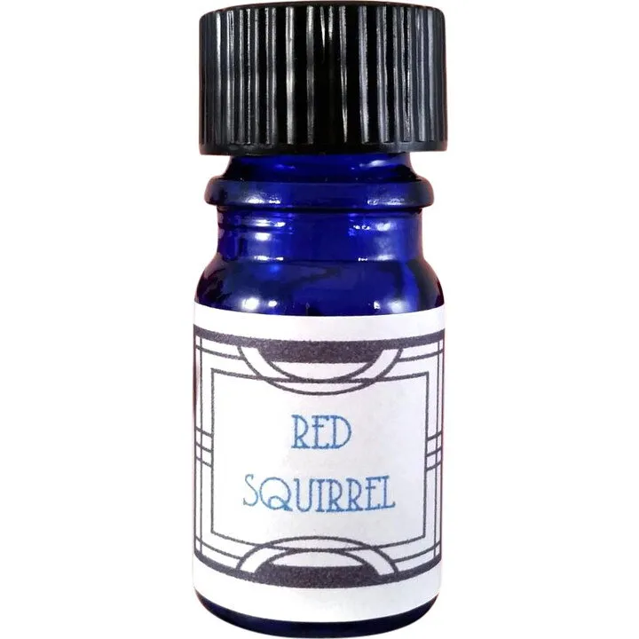 Nui Cobalt Designs Red Squirrel perfume bottle