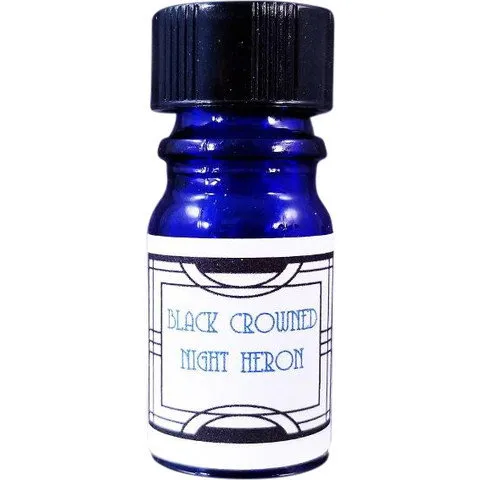 Nui Cobalt Designs Black Crowned Night Heron perfume bottle