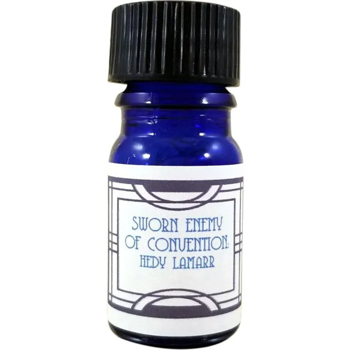 Nui Cobalt Designs Sworn Enemy of Convention / Sworn Enemy of Convention: Hedy Lamarr perfume bottle