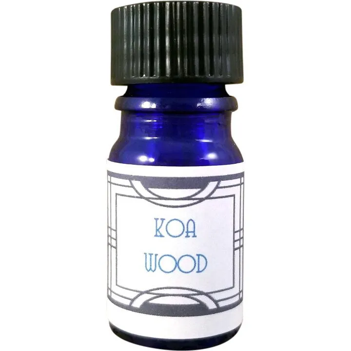 Nui Cobalt Designs Koa Wood perfume bottle
