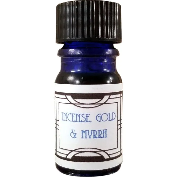 Nui Cobalt Designs Incense, Gold and Myrrh perfume bottle