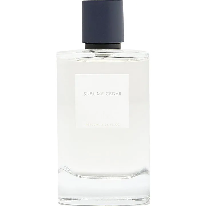 Zara Sublime Cedar perfume bottle