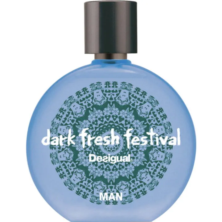 Desigual Dark Fresh Festival perfume bottle