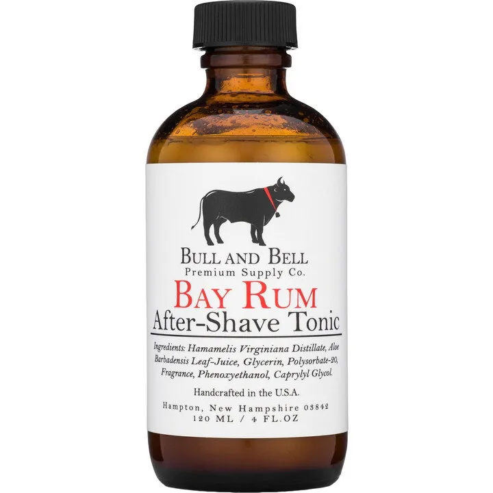 Bull and Bell Bay Rum perfume bottle