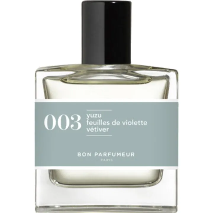 Bon Parfumeur 003 Yuzu Feuilles de Violette Vétiver parfüm şişesi