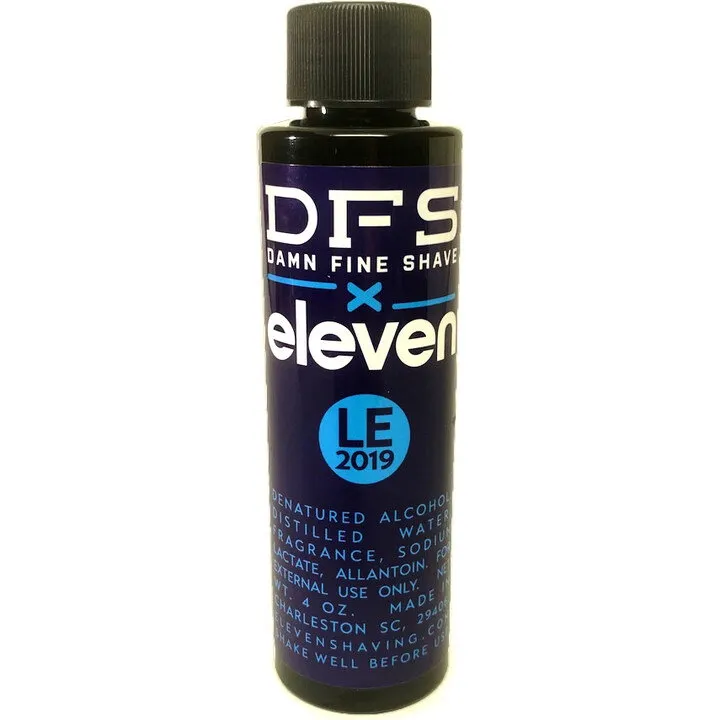 Eleven DFS - Damn Fine Shave perfume bottle