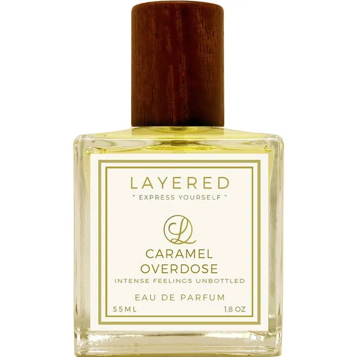 Layered Caramel Overdose perfume bottle