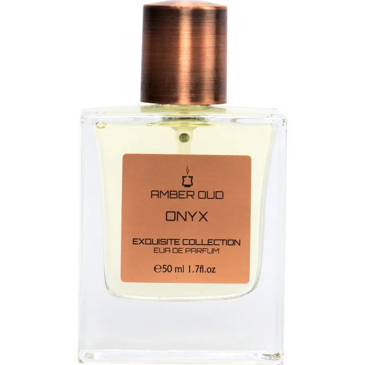 Amber Oud Onyx parfüm şişesi