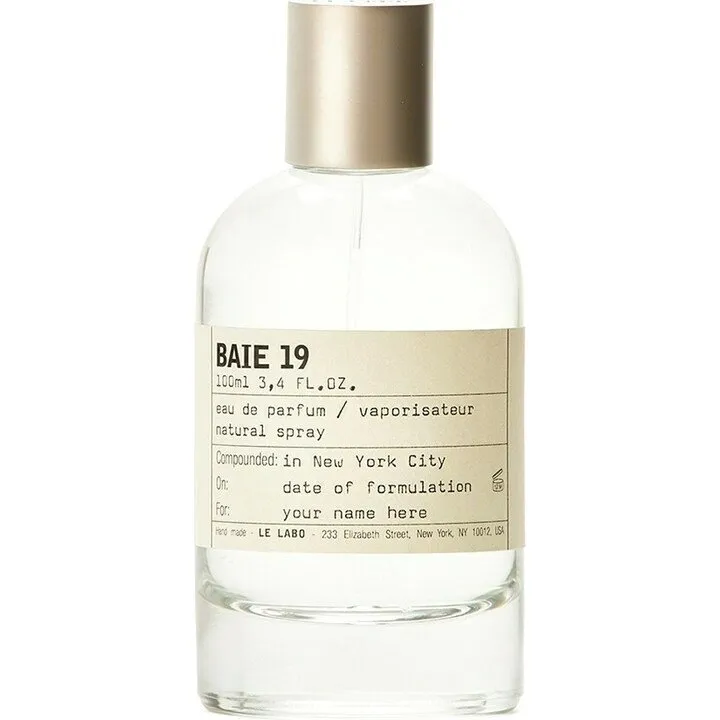 Le Labo Baie 19 (Eau de Parfum) parfüm şişesi