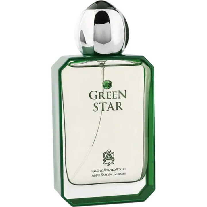 Abdul Samad Al Qurashi Green Star perfume bottle