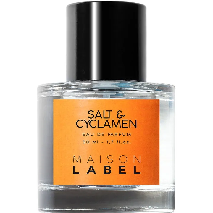 Label Salt & Cyclamen parfüm şişesi