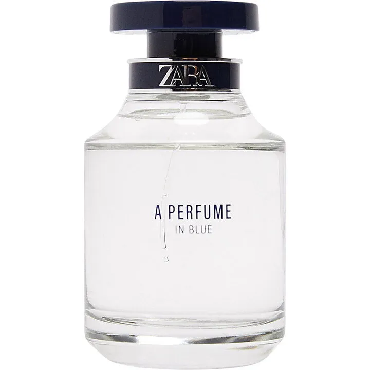 Zara A Perfume In Blue perfume bottle