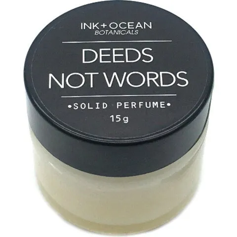 Ink + Ocean Botanicals Deeds Not Words parfüm şişesi