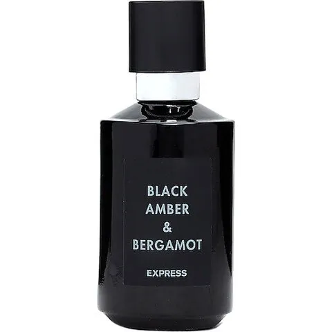 Express Black Amber & Bergamot perfume bottle