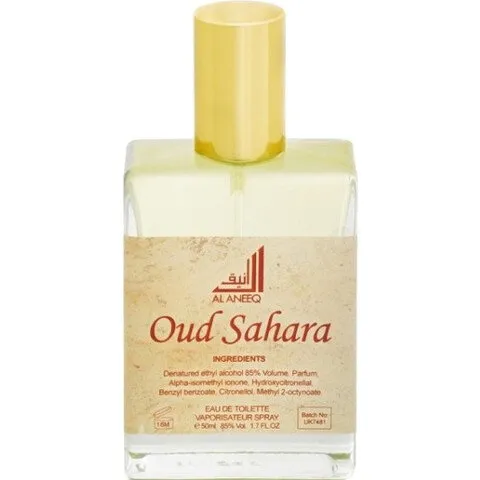 Al Aneeq Oud Sahara parfüm şişesi