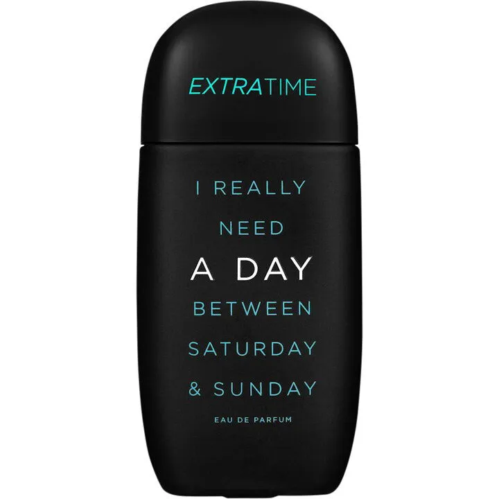 Mercadona ExtraTime for Him: I Really Need a Day Between Saturday & Sunday perfume bottle