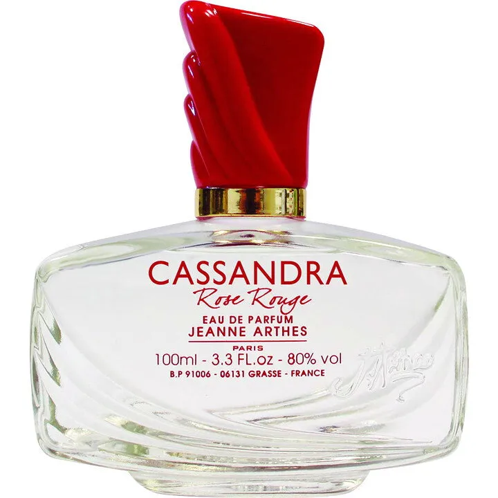 Jeanne Arthes Cassandra Rose Rouge perfume bottle