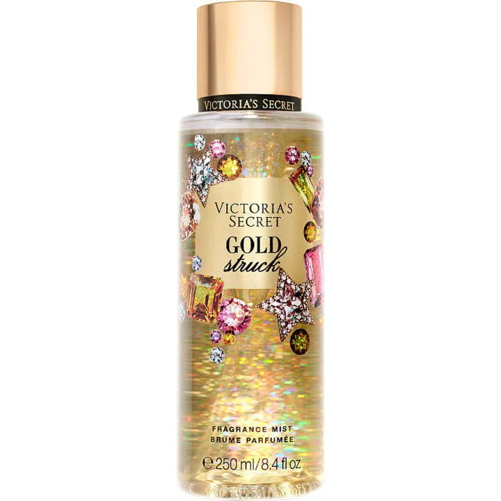 Victoria's Secret Gold Struck perfume bottle