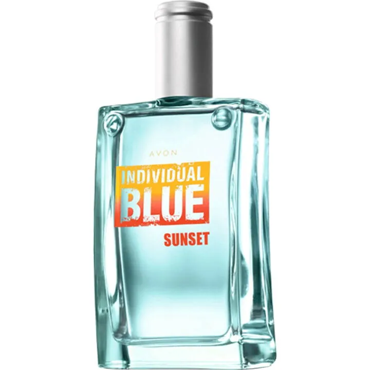 Avon Individual Blue Sunset perfume bottle