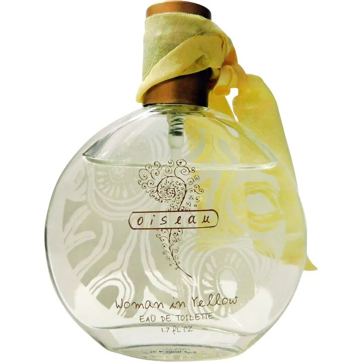 Anthropologie Oiseau - Woman in Yellow perfume bottle