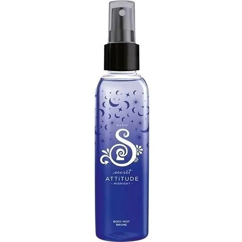 Avon Secret Attitude Midnight (Body Mist) perfume bottle