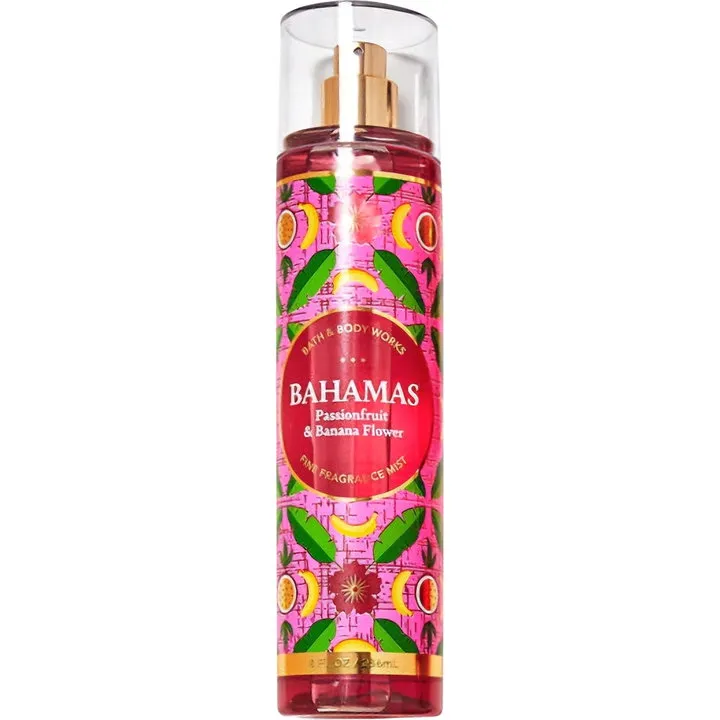Bath & Body Works Bahamas Passionfruit & Banana Flower perfume bottle