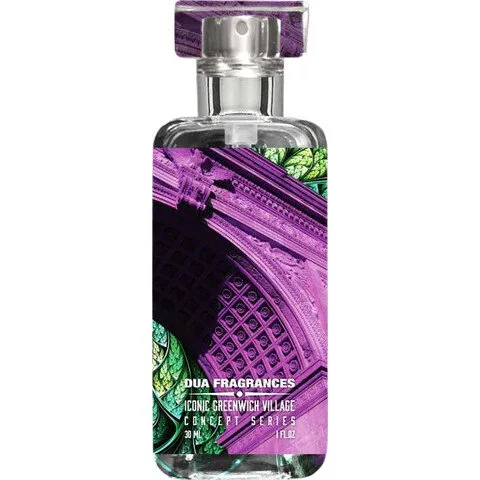 The Dua Brand Iconic Greenwich Village perfume bottle