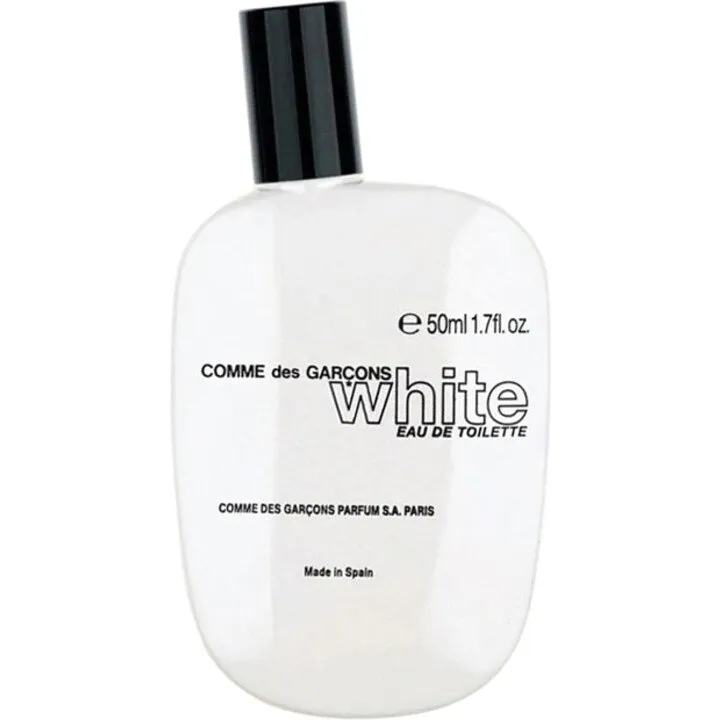 Comme des Garçons White perfume bottle