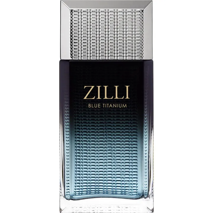 Zilli Blue Titanium parfüm şişesi