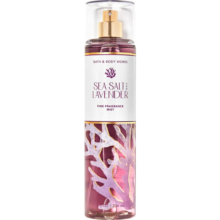 Bath & Body Works Sea Salt & Lavender parfüm şişesi