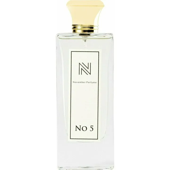 November Perfume No 5 perfume bottle