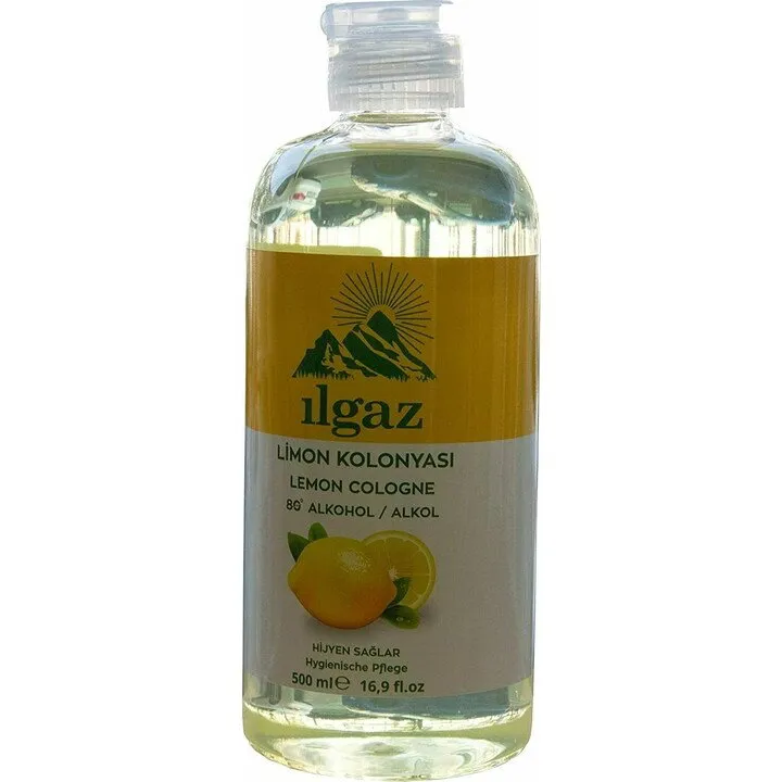 Yeşil Ilgaz Kozmetik Limon Kolonyasi / Lemon Cologne parfüm şişesi