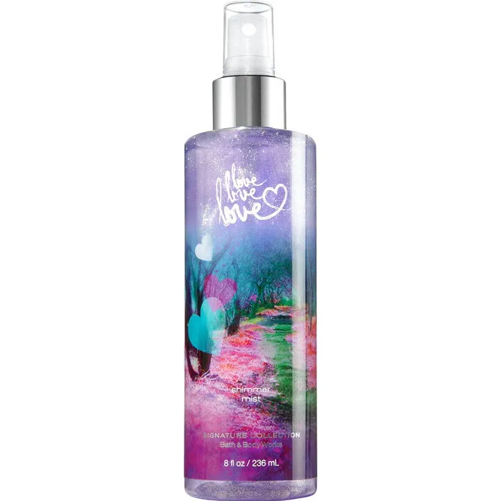 Bath & Body Works Love Love Love (Fragrance Mist) perfume bottle